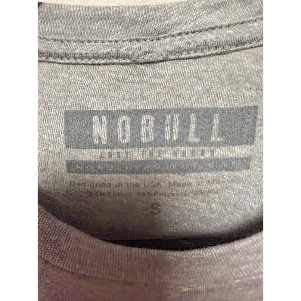 NOBULL Alex Anderson CrossFit Training Graphic T-Shirt Gray Mens Small - Picture 2 of 5